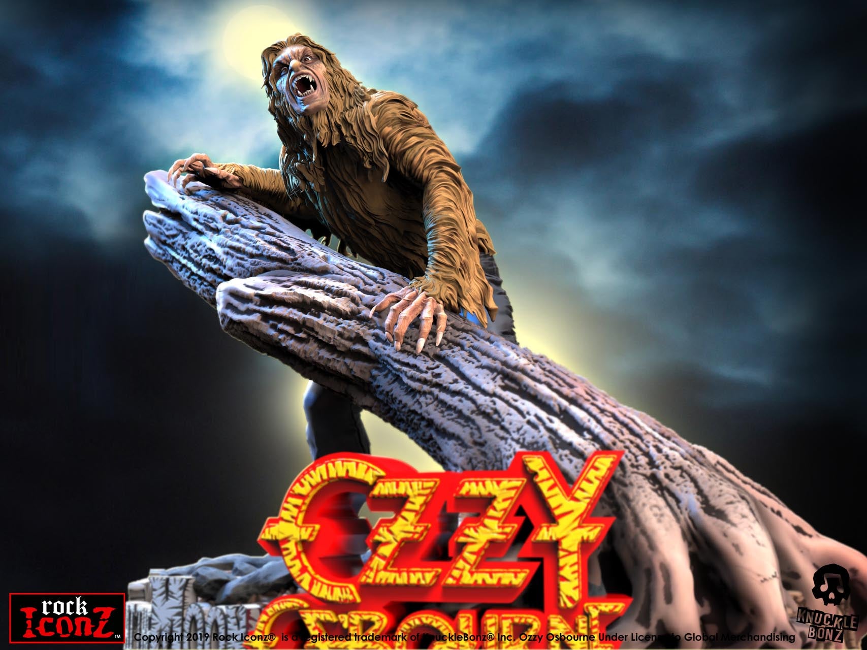 Ozzy Osbourne ‘Bark at the Moon’ KnuckleBonz Statue